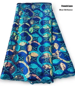 brilliant sequins top grade African french lace fabric rich bridal celebration sewing dress cloth 5 yards high quality
brilliant sequins top grade African french lace fabric rich bridal celebration sewing dress cloth 5 yards high quality