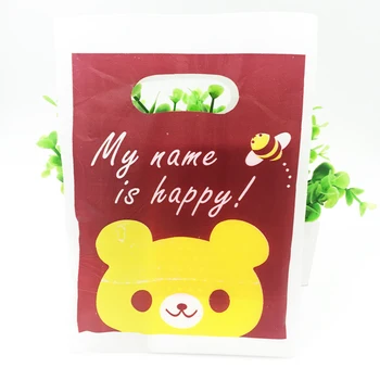 Red Yellow Bear Printed Jewelry Packaging Bags 15x20cm 100pcs Boutique Wedding Gift Plastic Shopping Bags With Handle H2010
Red Yellow Bear Printed Jewelry Packaging Bags 15x20cm 100pcs Boutique Wedding Gift Plastic Shopping Bags With Handle H2010