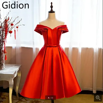 Vestido De Novia wine satin short a line petite girls prom dress off the shoulder v neck simple informal prom gowns best selling
Vestido De Novia wine satin short a line petite girls prom dress off the shoulder v neck simple informal prom gowns best selling