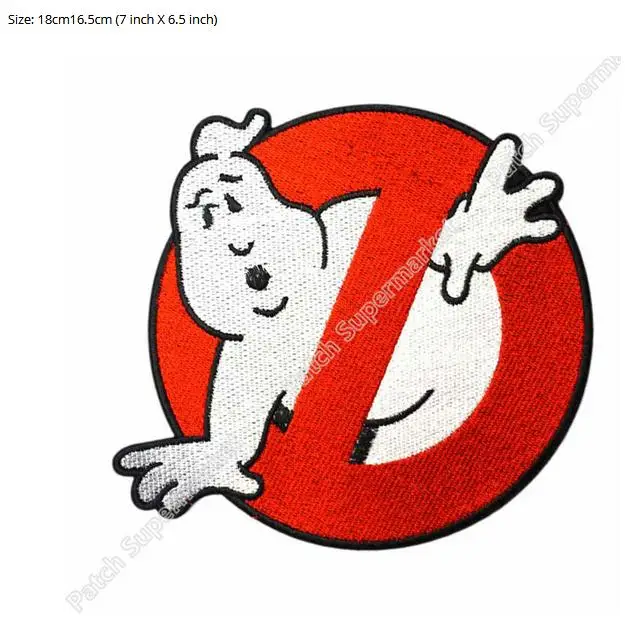 7 inches EXTRA LARGE GHOSTBUSTERS IRON ON PATCH EMBROIDERED biker patches for jacket clothes application accessories
7 inches EXTRA LARGE GHOSTBUSTERS IRON ON PATCH EMBROIDERED biker patches for jacket clothes application accessories
