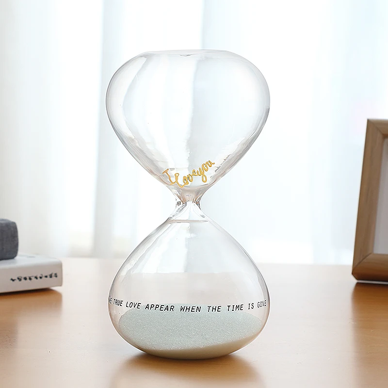Valentine's Day Birthday Gift 30 Seconds Confession Hourglass Sand Timer Home Decor Ornament White Sand Crystal Glass Clock
Valentine's Day Birthday Gift 30 Seconds Confession Hourglass Sand Timer Home Decor Ornament White Sand Crystal Glass Clock