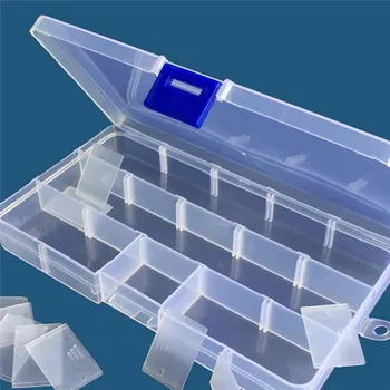 Plastic 15 Slots Jewelry Adjustable Tool Box Case Craft Organizer Carrying Cases Storage Beads Jewelry Finding Boxes
Plastic 15 Slots Jewelry Adjustable Tool Box Case Craft Organizer Carrying Cases Storage Beads Jewelry Finding Boxes