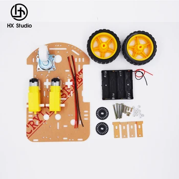 10set/lot Motor Smart Robot Car Chassis Kit Speed Encoder Battery Box 2WD Tracking Obstacle Avoidance Intelligent Car DIY Kit
10set/lot Motor Smart Robot Car Chassis Kit Speed Encoder Battery Box 2WD Tracking Obstacle Avoidance Intelligent Car DIY Kit