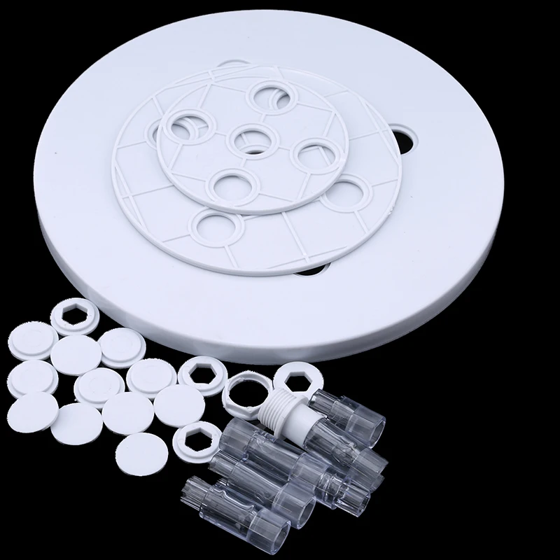 White Plastic 3 Layer Cake Frame Structure Tool Set Spherical Cake Frame Kit multi-layer Cake Rack Cake Rack Baking Tools
White Plastic 3 Layer Cake Frame Structure Tool Set Spherical Cake Frame Kit multi-layer Cake Rack Cake Rack Baking Tools