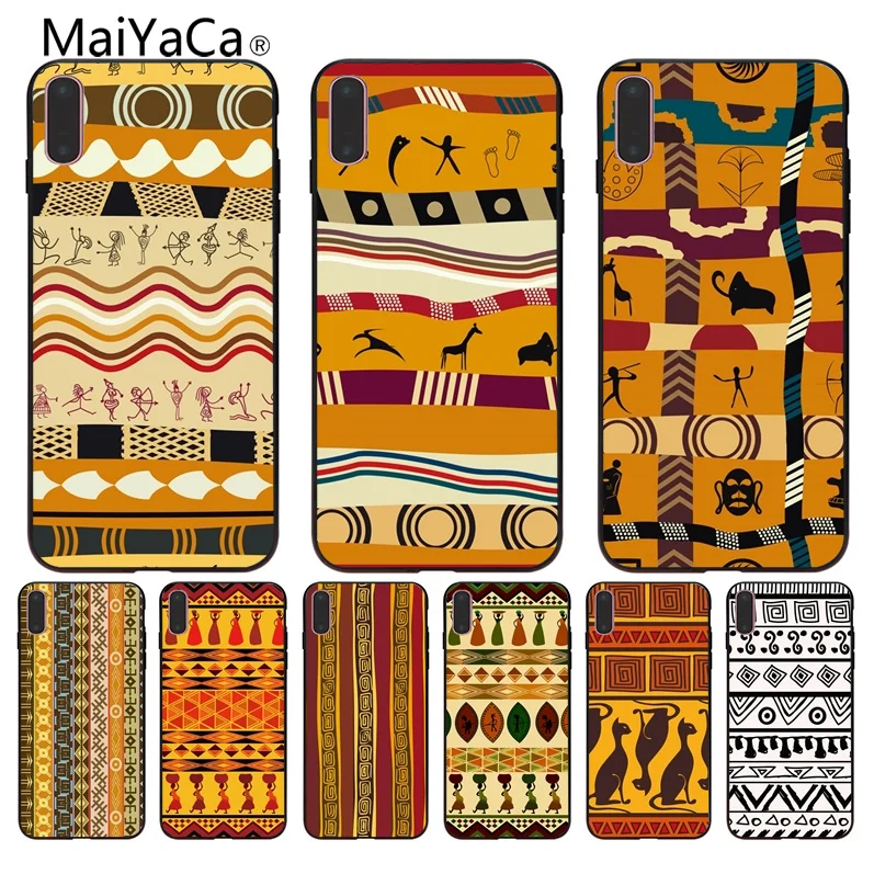 MaiYaCa Tranditional African Totem Black TPU Soft Rubber Phone Case For iphone 10 X 8 8plus 7 6s 6s 5 5s XR Mobile phone cover
MaiYaCa Tranditional African Totem Black TPU Soft Rubber Phone Case For iphone 10 X 8 8plus 7 6s 6s 5 5s XR Mobile phone cover