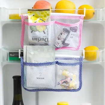 Kitchen Fridge Storage Bag Containers Hanging Bag Organizer Refrigerator Seasoning Mesh Bag Home Space Saver Pouch
Kitchen Fridge Storage Bag Containers Hanging Bag Organizer Refrigerator Seasoning Mesh Bag Home Space Saver Pouch