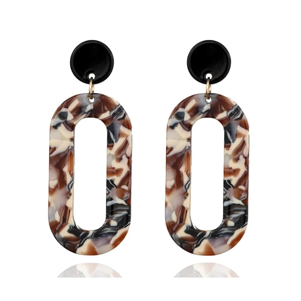 Classic Round Geometric Statement Earrings Fashion Jewelry Colorful Leopard Printed Acrylic Drop Earrings for Women Female Gifts
Classic Round Geometric Statement Earrings Fashion Jewelry Colorful Leopard Printed Acrylic Drop Earrings for Women Female Gifts