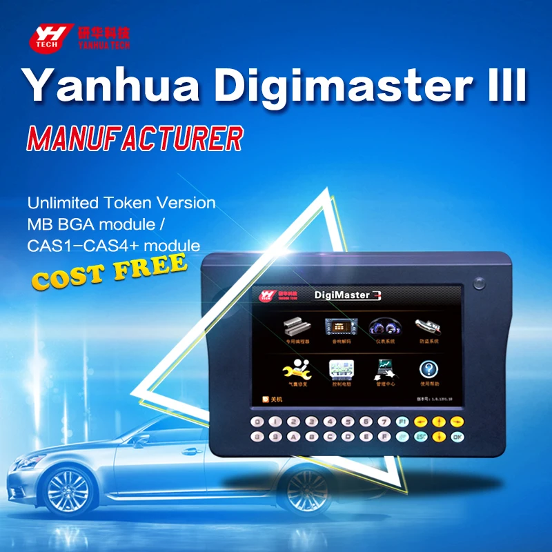 Sale!!TECHYH Digimaster III Unlimited Token verison Yanhua Digimaster 3 for BMW CAS1/CAS2/CA3/CAS4+ odometer mileage/key program
Sale!!TECHYH Digimaster III Unlimited Token verison Yanhua Digimaster 3 for BMW CAS1/CAS2/CA3/CAS4+ odometer mileage/key program