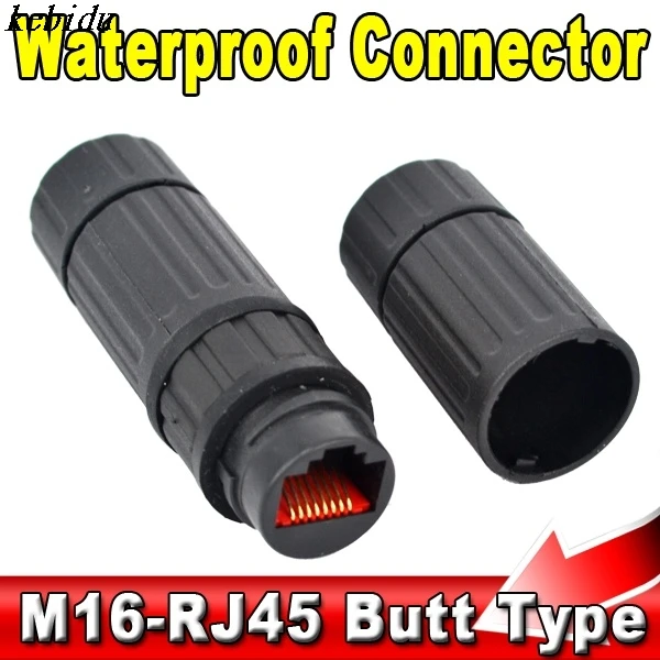kebidu RJ45 M16 Protection Waterproof Connector Ethernet LAN Double-ended for Double Cable
kebidu RJ45 M16 Protection Waterproof Connector Ethernet LAN Double-ended for Double Cable