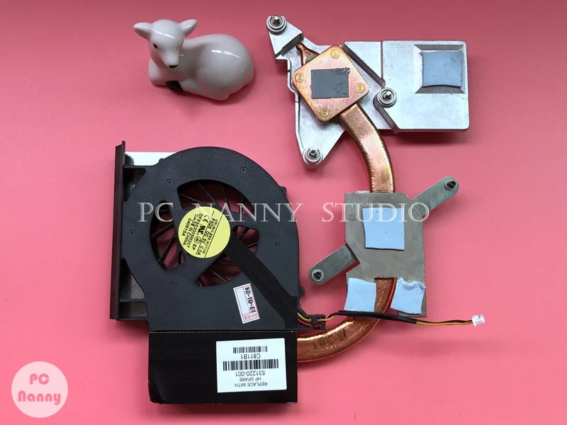 NOKOTION 531220-001 Genuine for Compaq HP CQ61 CQ71 G61 G71 Heatsink Assembly Radiator Cooler Cooling Fan Used
NOKOTION 531220-001 Genuine for Compaq HP CQ61 CQ71 G61 G71 Heatsink Assembly Radiator Cooler Cooling Fan Used