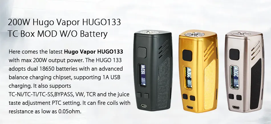 Hugo 200 watt box mod
