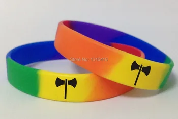 Double ax Logo Silicone bracelet Six-color Rainbow Gay Pride Rainbow Colour Bracelet .Multi-color bracelet Free shiping
Double ax Logo Silicone bracelet Six-color Rainbow Gay Pride Rainbow Colour Bracelet .Multi-color bracelet Free shiping