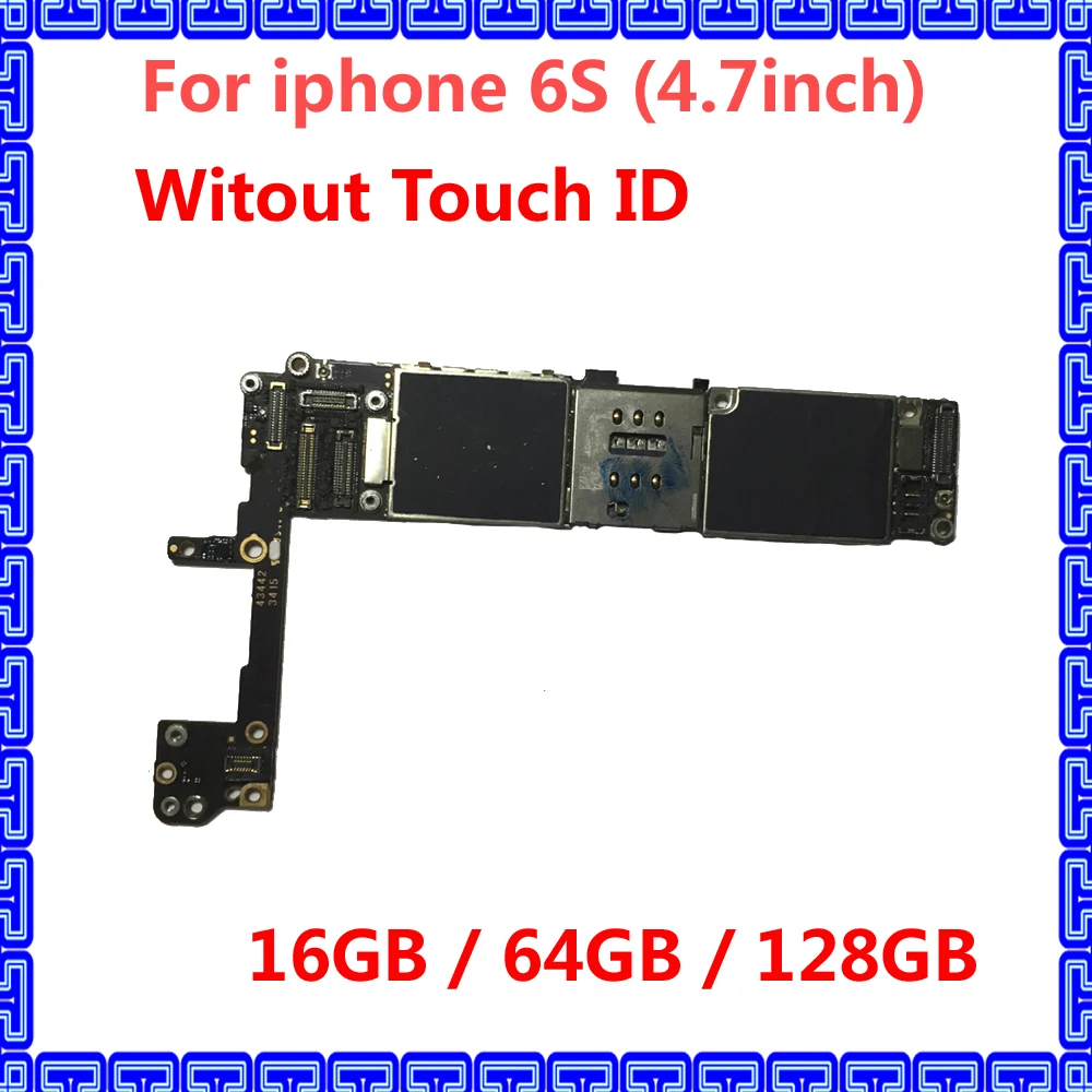 100% Good working motherboard for iphone 6S Original IOS system main board without touch ID 16GB 64GB 128GB Full unlocked plate
100% Good working motherboard for iphone 6S Original IOS system main board without touch ID 16GB 64GB 128GB Full unlocked plate