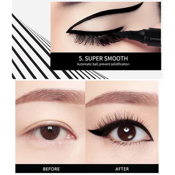 Professional Eyeliner Pencil Eye Makeup Waterproof Double Sided Long Lasting Stamp Seal Eyeliner HJL2018
Professional Eyeliner Pencil Eye Makeup Waterproof Double Sided Long Lasting Stamp Seal Eyeliner HJL2018