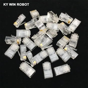 100 Pcs/lot Metal Shield RJ45 8P8C Network Cable CAT5E Cat6 Connector Crimp Plug Plug Gold Plated Crystal Heads 8P8C
100 Pcs/lot Metal Shield RJ45 8P8C Network Cable CAT5E Cat6 Connector Crimp Plug Plug Gold Plated Crystal Heads 8P8C