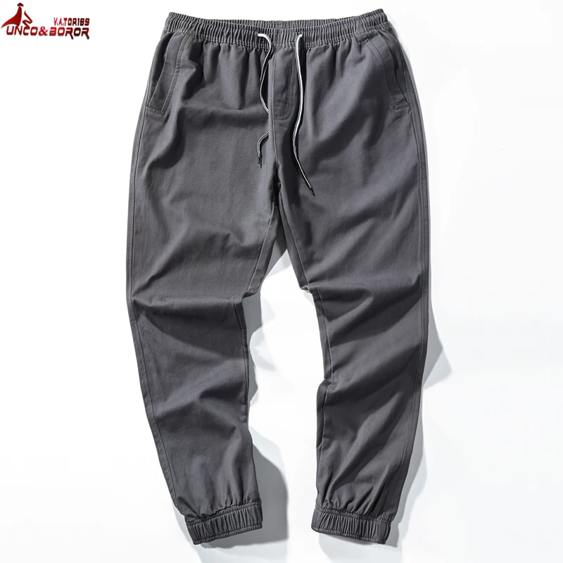 UNCO&BOROR Brand Spring Winter New Fashion Slim Straight Men Casual College Pants 100% Pure Cotton Man joggers Trousers
UNCO&BOROR Brand Spring Winter New Fashion Slim Straight Men Casual College Pants 100% Pure Cotton Man joggers Trousers