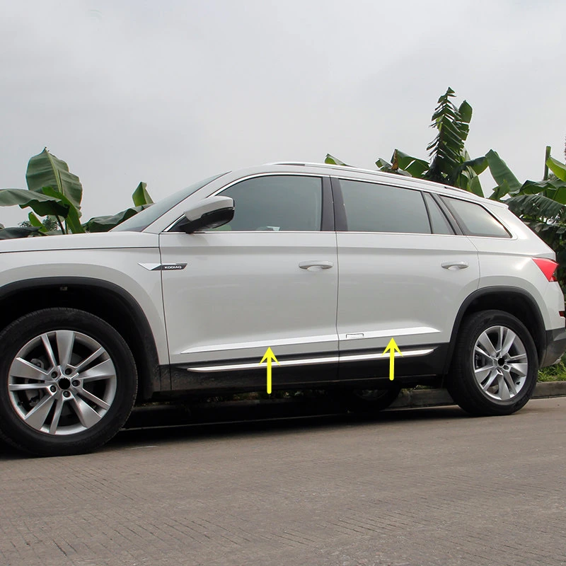 For Skoda Kodiaq 2017 - 2018 Stainless Steel Side Car Door Body Molding Cover Decoration Trim 4pcs Car Styling accessories!
For Skoda Kodiaq 2017 - 2018 Stainless Steel Side Car Door Body Molding Cover Decoration Trim 4pcs Car Styling accessories!