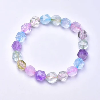 Wholesale Color Facet Beads Natural Crystal Bracelets Lucky for Women Girl Korean Style Fresh Crystal Bracelet Simple Jewelry
Wholesale Color Facet Beads Natural Crystal Bracelets Lucky for Women Girl Korean Style Fresh Crystal Bracelet Simple Jewelry