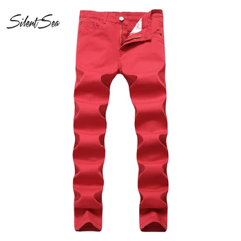 Silentsea Fashion Men Jeans Slim Fit Denim Jeans Designer Red Color Jeans Stretch Trousers Jeans PLUS SIZE 42
Silentsea Fashion Men Jeans Slim Fit Denim Jeans Designer Red Color Jeans Stretch Trousers Jeans PLUS SIZE 42