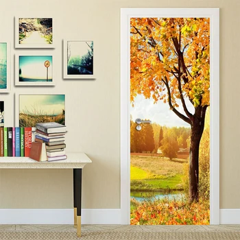 Tree Golden Autumn Nature Landscape Large Mural Wallpaper Papel De Parede 3D DIY Door Sticker Wall Paper PVC Self-adhesive Mural
Tree Golden Autumn Nature Landscape Large Mural Wallpaper Papel De Parede 3D DIY Door Sticker Wall Paper PVC Self-adhesive Mural