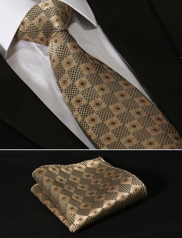 TC3038D8 Wheat Burlywood Gold Check 3.4" Silk Lots Wedding Gravata Jacquard Mans Tie Necktie Pocket Square Handkerchief Set Suit
TC3038D8 Wheat Burlywood Gold Check 3.4" Silk Lots Wedding Gravata Jacquard Mans Tie Necktie Pocket Square Handkerchief Set Suit