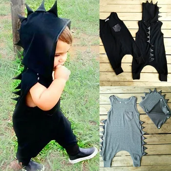 OCQBI Dinosaur Hooded Detachable Baby Clothes Kid Infant Boy Girl Sleeveless Solid Baby Rompers Jumpsuit Summer
OCQBI Dinosaur Hooded Detachable Baby Clothes Kid Infant Boy Girl Sleeveless Solid Baby Rompers Jumpsuit Summer