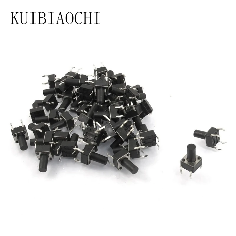 100PCS Push Button Switches 6mm*6mm*10mm DIP-4 6x6x10mm Tactile Switches Push Button Tact Switch 6*6*10mm
100PCS Push Button Switches 6mm*6mm*10mm DIP-4 6x6x10mm Tactile Switches Push Button Tact Switch 6*6*10mm
