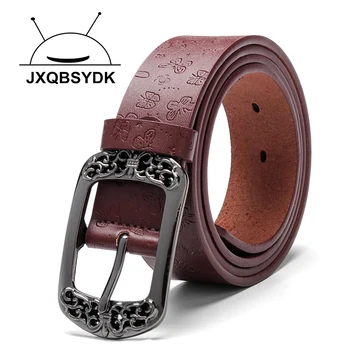 JXQBSYDK Luxury Brand Belts Vintage Style Design Belts High Quality Leather Belts for Women Pin Buckle Strap Belts 2019
JXQBSYDK Luxury Brand Belts Vintage Style Design Belts High Quality Leather Belts for Women Pin Buckle Strap Belts 2019