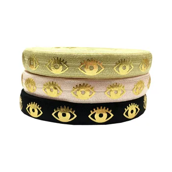 Gold foil Eye Print fold over elastic animal FOE Ribbon Headwear Party Gift Packing Sewing Home Decoration Accessories
Gold foil Eye Print fold over elastic animal FOE Ribbon Headwear Party Gift Packing Sewing Home Decoration Accessories