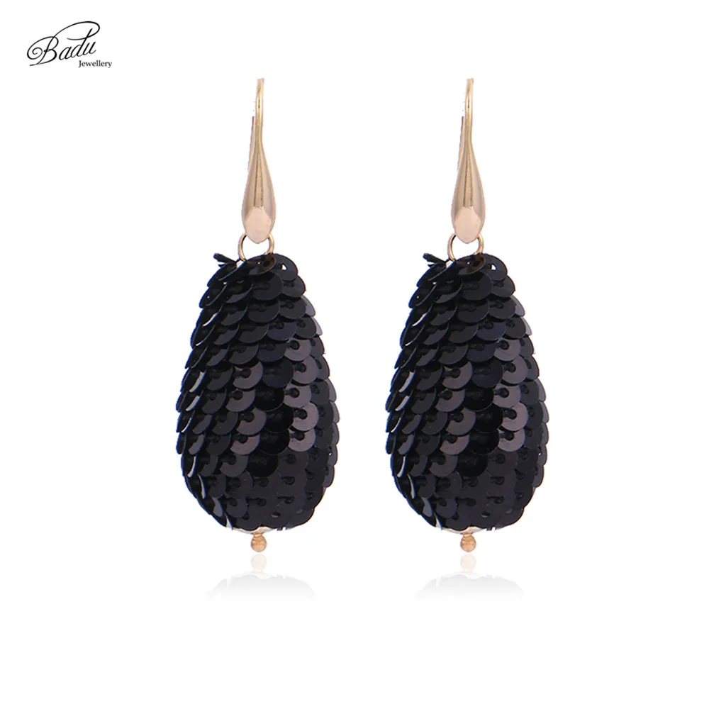 Badu Black Sequins Earring Wild Vintage Dangle Earrings for Women Geometric Golden Party Jewelry Wholesale
Badu Black Sequins Earring Wild Vintage Dangle Earrings for Women Geometric Golden Party Jewelry Wholesale