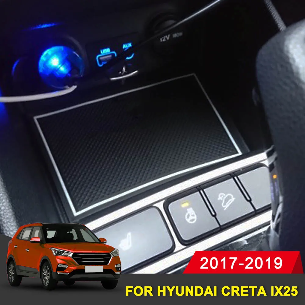 Gate Slot Pad For Hyundai Creta ix25 2017 2018 2019 Interior Door Pad Cup Pad Non-slip Mats Anti-dirty Pad
Gate Slot Pad For Hyundai Creta ix25 2017 2018 2019 Interior Door Pad Cup Pad Non-slip Mats Anti-dirty Pad