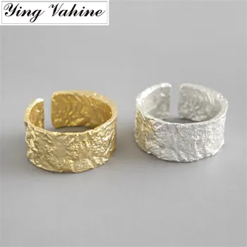 ying Vahine Punk Style 925 Sterling Silver Ring Irregular Wide Surface Open Rings for Women joyas de plata 925
ying Vahine Punk Style 925 Sterling Silver Ring Irregular Wide Surface Open Rings for Women joyas de plata 925
