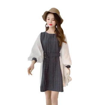 2018 Spring Dress New Women Lantern sleeves Stitching Above Knee Dress Autumn Slim Temperament Stripe Female Dresses DITING0012
2018 Spring Dress New Women Lantern sleeves Stitching Above Knee Dress Autumn Slim Temperament Stripe Female Dresses DITING0012