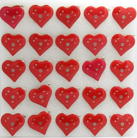 New 50 pcs Popular Red Heart-shaped Pattern Flashing LED Light Up Badge/Brooch Pins Party Favors H-03
New 50 pcs Popular Red Heart-shaped Pattern Flashing LED Light Up Badge/Brooch Pins Party Favors H-03
