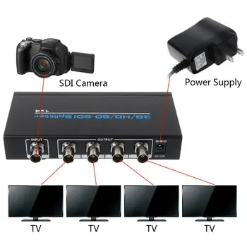 NK-S114 3G/HD/SD/SDI 1x4 Splitter Video Switch Switcher for DVD HDTV Xbox Device Accessories
NK-S114 3G/HD/SD/SDI 1x4 Splitter Video Switch Switcher for DVD HDTV Xbox Device Accessories