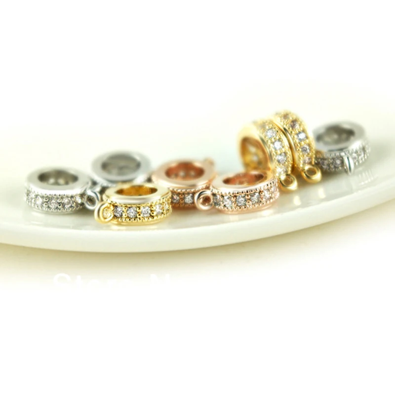 2019 New 6Pcs Mix Color 8MM 24K Gold Plated Micro Pave Cz Bead Charm Holder Beads Fit For Bracelets Making Fancy Bead Stopper
2019 New 6Pcs Mix Color 8MM 24K Gold Plated Micro Pave Cz Bead Charm Holder Beads Fit For Bracelets Making Fancy Bead Stopper