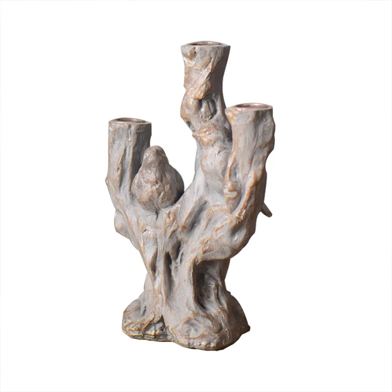 Old Retro Style Tree Candlestick Home Decoration Exquisite Resin Brid Tree Style Candelabrumsr Exquisite Antique Desktop Crafts
Old Retro Style Tree Candlestick Home Decoration Exquisite Resin Brid Tree Style Candelabrumsr Exquisite Antique Desktop Crafts
