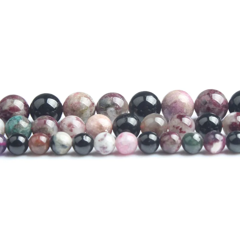LanLi Natural Jewelry Multicolor Tourmaline Stones Loose Beads 6 8 10 12mm For Jewelry Making DIY Bracelet Necklace
LanLi Natural Jewelry Multicolor Tourmaline Stones Loose Beads 6 8 10 12mm For Jewelry Making DIY Bracelet Necklace