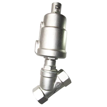 BSPT 1/2" normally closed complete stainless steel angle seat valve for air water steam
BSPT 1/2" normally closed complete stainless steel angle seat valve for air water steam