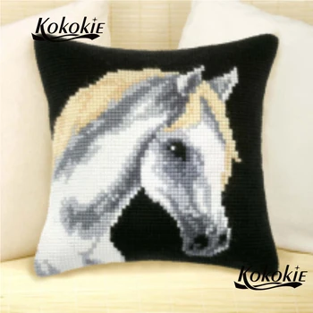 handicraft animal embroidery and cross stitch kits needlework set horse pattern cotton throw pillow case DIY rug kit cushion mat
handicraft animal embroidery and cross stitch kits needlework set horse pattern cotton throw pillow case DIY rug kit cushion mat