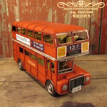 Classic Retro Iron Metal London Double Decker Bus Model Home Bar Decoration Free Shipping
Classic Retro Iron Metal London Double Decker Bus Model Home Bar Decoration Free Shipping