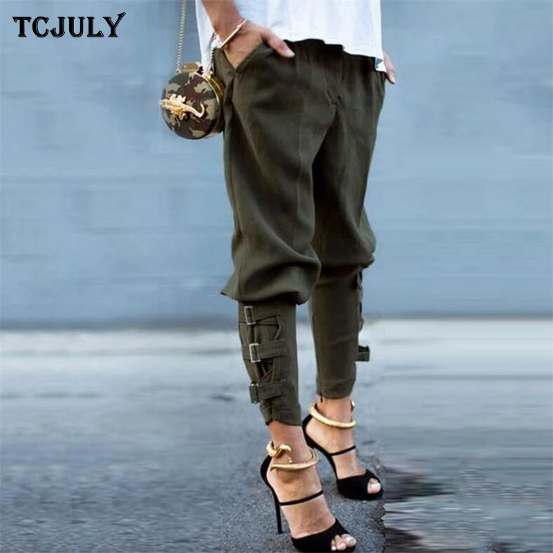 TCJULY Factory Direct Sale Plus Size Streetwear Casual Harem Pants Solid High Waist Elastic Loose Women's Trousers Ladies Pants
TCJULY Factory Direct Sale Plus Size Streetwear Casual Harem Pants Solid High Waist Elastic Loose Women's Trousers Ladies Pants