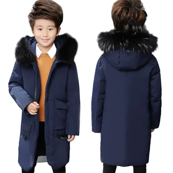 Winter Boys Warm White Duck Down Jackets Teenage Kids Raccoon Fur Collar Hooded Outerwears Children Long Thick Overcoats P203
Winter Boys Warm White Duck Down Jackets Teenage Kids Raccoon Fur Collar Hooded Outerwears Children Long Thick Overcoats P203