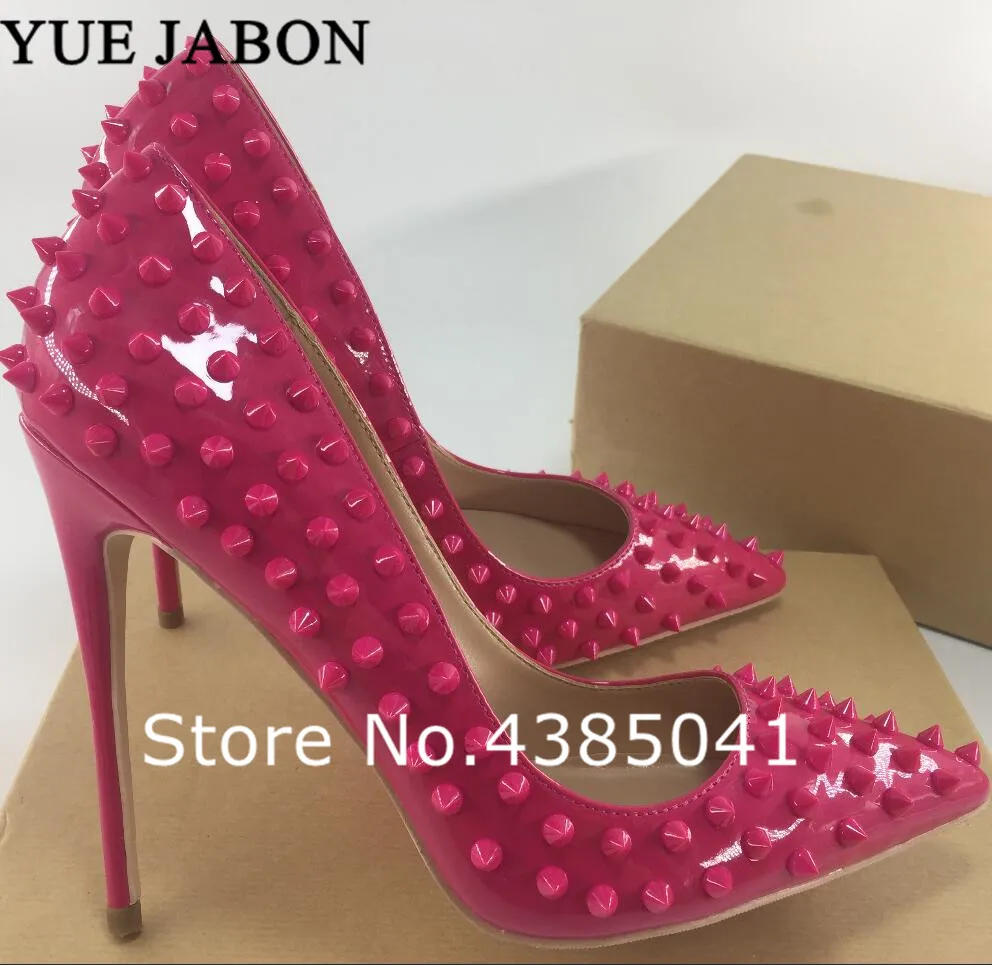 Pointed Toe Chaussure Femme Slip-On Pumps High Heels Rivet Women Shoes New Spring Summer Zapatos Mujer Shallow Wedding Shoes
Pointed Toe Chaussure Femme Slip-On Pumps High Heels Rivet Women Shoes New Spring Summer Zapatos Mujer Shallow Wedding Shoes