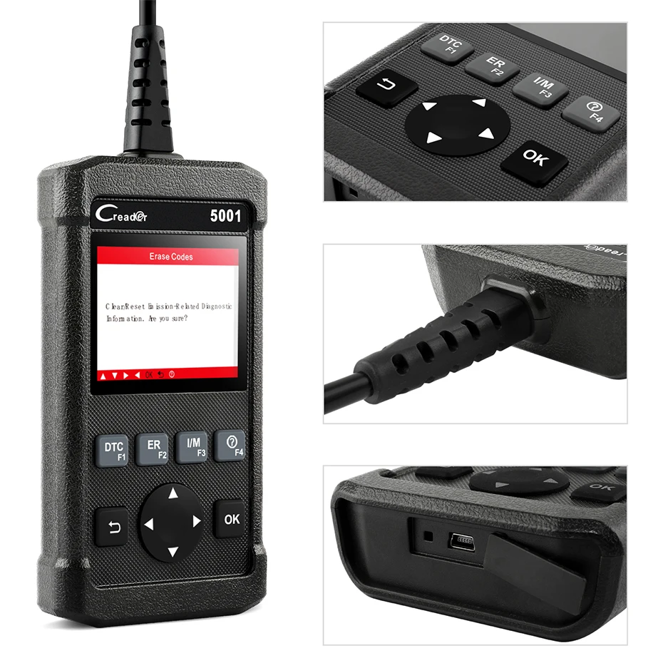 Launch X431 CR5001 OBD2 Scanner Engine Code Reader ODB2 Car Diagnostic Tool Free Update Support full OBD2 Automotive Scanner Launch X431 CR5001 OBD2 Scanner Engine Code Reader ODB2 Car Diagnostic Tool Free Update Support full OBD2 Automotive Scanner