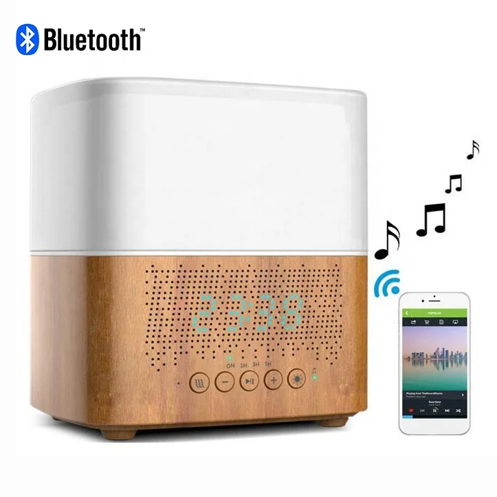 300 ml Wood Bluetooth Oil Diffuser with Alarm Clock Speaker Aroma Ultrasonic Air Humidifier for Car Room Home Office
300 ml Wood Bluetooth Oil Diffuser with Alarm Clock Speaker Aroma Ultrasonic Air Humidifier for Car Room Home Office