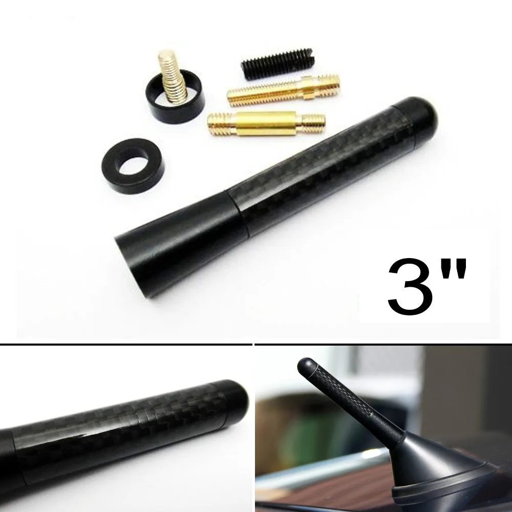 8cm Universal Car Antenna Short Roof Black Antenna Small Auto Radio antenna Automobile Carbon Fiber Radio Antenna Car Styling
8cm Universal Car Antenna Short Roof Black Antenna Small Auto Radio antenna Automobile Carbon Fiber Radio Antenna Car Styling