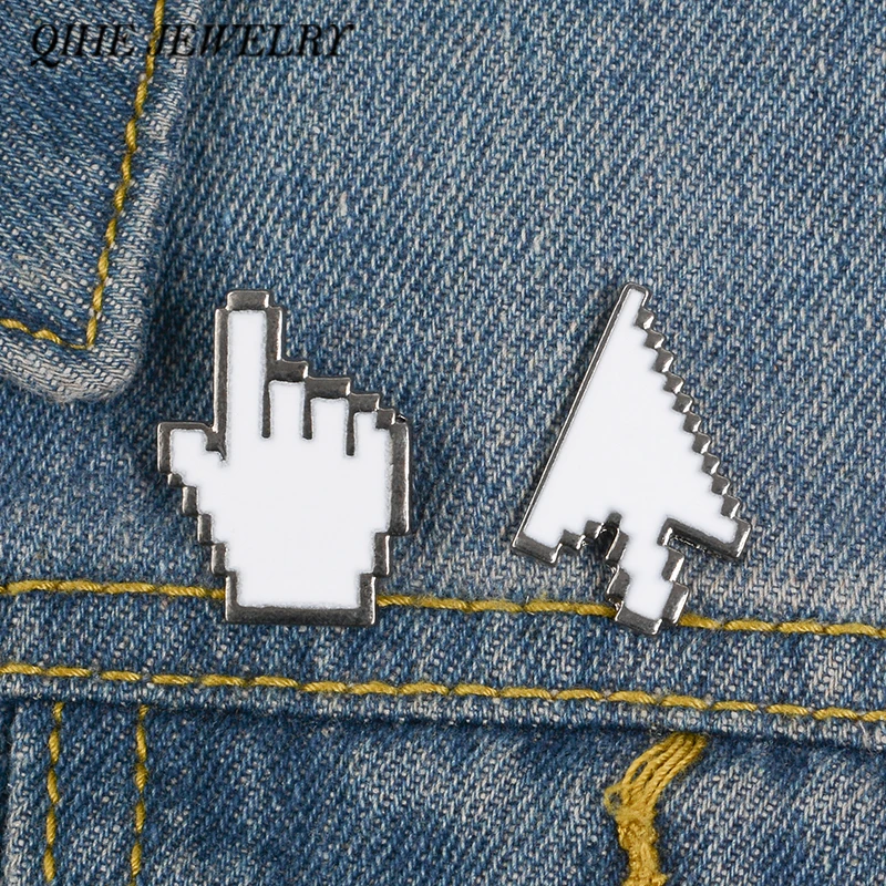 QIHE JEWELRY Arrow Cursor Pins Pixel Art Mouse Pointer Click Brooches Badegs Lapel pins Cursor Icon Jewelry Computer Accessories
QIHE JEWELRY Arrow Cursor Pins Pixel Art Mouse Pointer Click Brooches Badegs Lapel pins Cursor Icon Jewelry Computer Accessories
