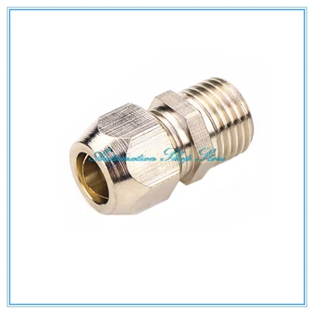 M5 1/8" 1/4" 3/8" 1/2" NPT Male Thread x 4 6 8 10 12mm OD Tube Compression Ferrule Tube Compression Fitting Connector
M5 1/8" 1/4" 3/8" 1/2" NPT Male Thread x 4 6 8 10 12mm OD Tube Compression Ferrule Tube Compression Fitting Connector