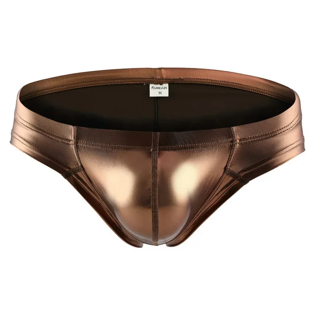 Men Briefs Sexy Stage Dance U-convex Low Waist Underpants Men PU Leather Men jockstrap Underwear 
Men Briefs Sexy Stage Dance U-convex Low Waist Underpants Men PU Leather Men jockstrap Underwear